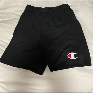 Champion fleece cutoff sweat shorts